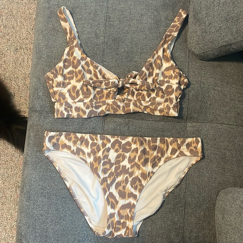 Cheetah print aerie bikini